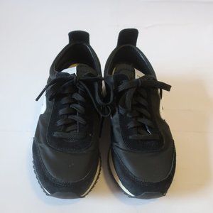 Rag & Bone Black, White Suede & Nylon Sneakers Sz 37 Eur/US 7*